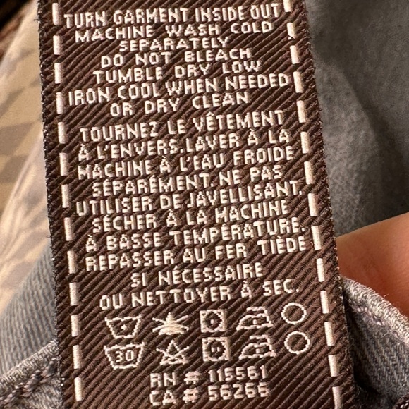 7 For All Mankind | Gwenevere Mid to Low Rise Grey Wash Skinny Jeans - Picture 11 of 12